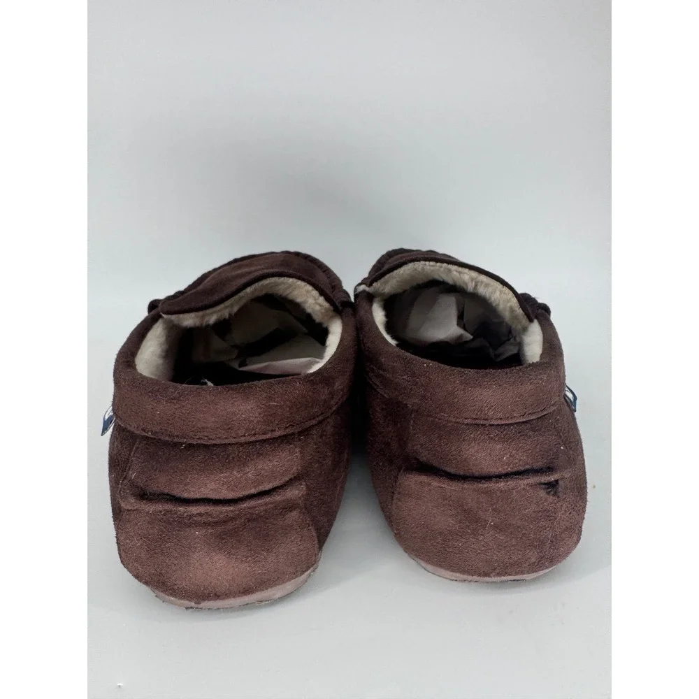 Vineyard Vines Moccasin Slippers Mens 13M  Brown Suede Leather Loafers
